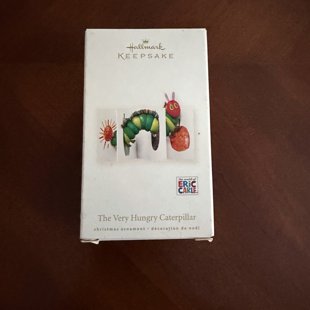 Hallmark Keepsake 2008 Very Hungry Caterpillar Ornament QX16414 Eric Carle